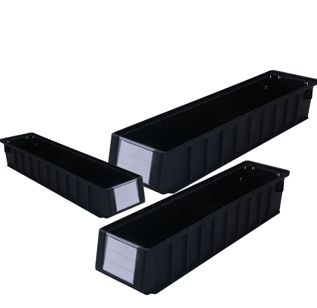 ESD Shelf Tray with Open Workshop Industrial Organizer Assorted Plastic Bins for Warehouse Part Pick Storage Boxes & Bins