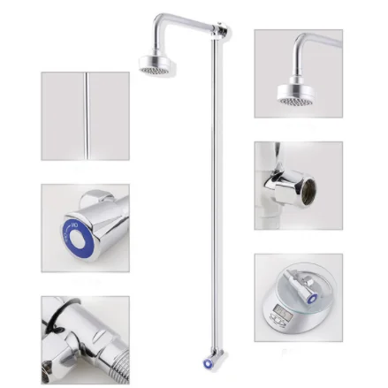 Simple shower shower set cold and hot shower set simple installation Hotel bathhouse hotel bathroom