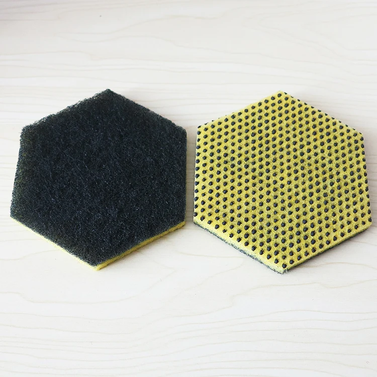 3M Scotch-Brite 96HEX# Effective Dual Purpose Hexagon Scour Sponge Pad