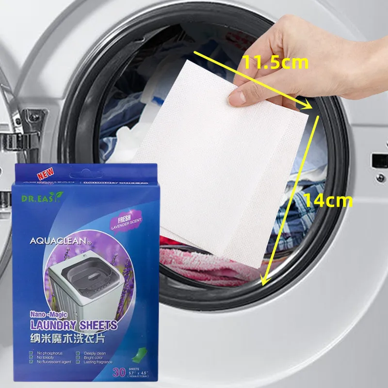 Eco-friendly Biodegradable Pure Natural Plant Laundry Detergent Sheet