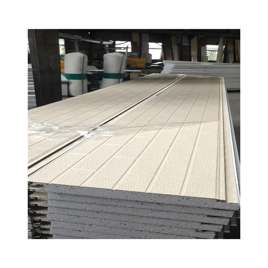Warehouse wall sandwich panel precast lightweight concrete wall panels metal carved sandwich panel