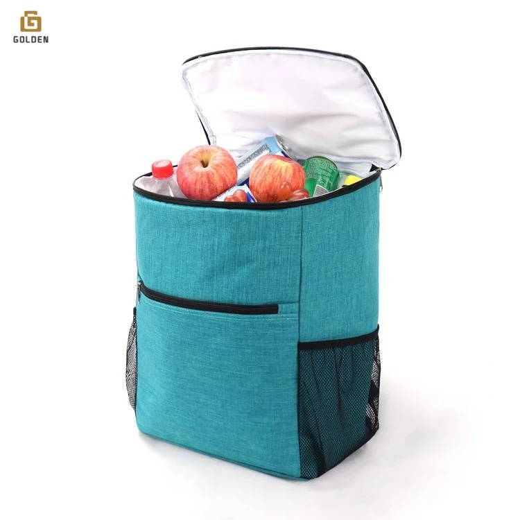 Золотой обед пиво кулер рюкзак сумка водонепроницаемый для пикника с двумя отделениями аксессуар вина