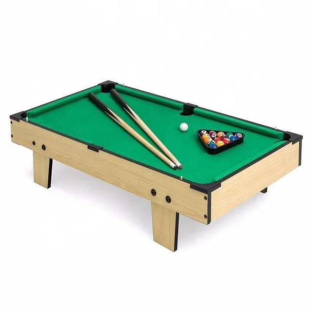 Mini Unisex Indoor Sports Game Table Custom-Size MDF Pool Billiard Table Popular Rubber Cushion Plastic Multi-Players Snooker