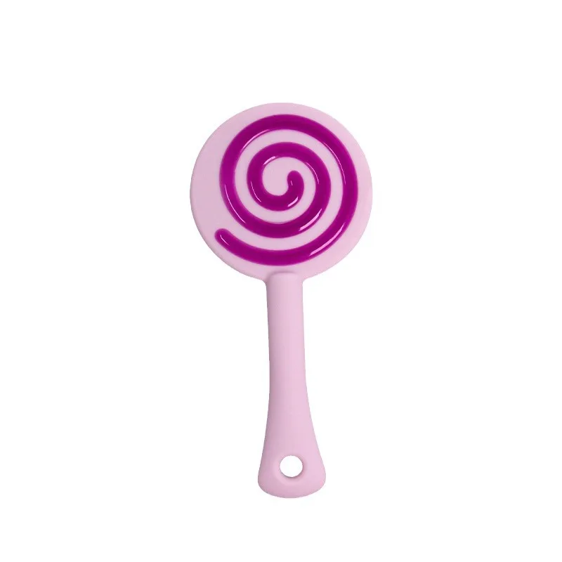 BPA free Silicone Lollipop Teething Toys for Infant 3+ Months Baby Teether Gums Chew Toys for Sucking Needs 100% Food Grade