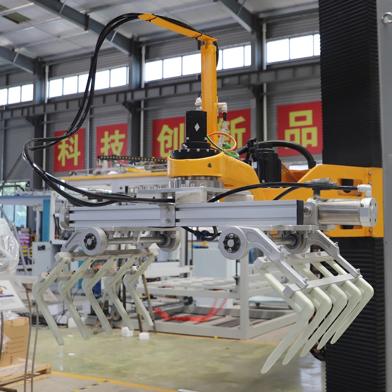 Automatic Single Column Robot Palletizer for Increased Productivity