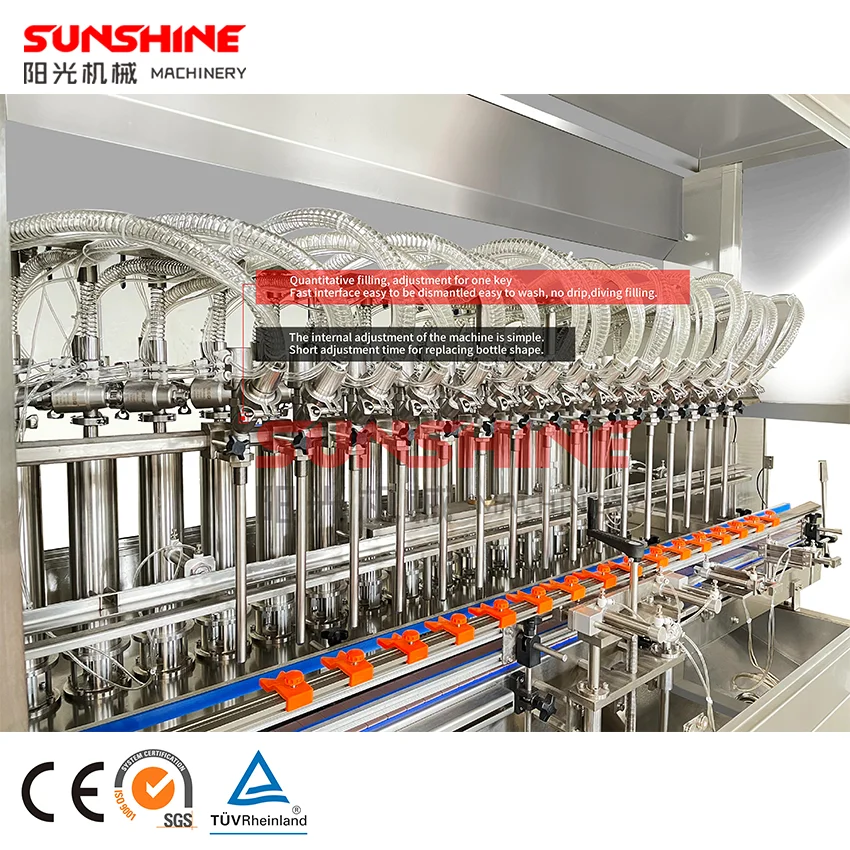 50-5000mL PET glass bottle food sesame sunflower oil cooking edible oil filling packing production line