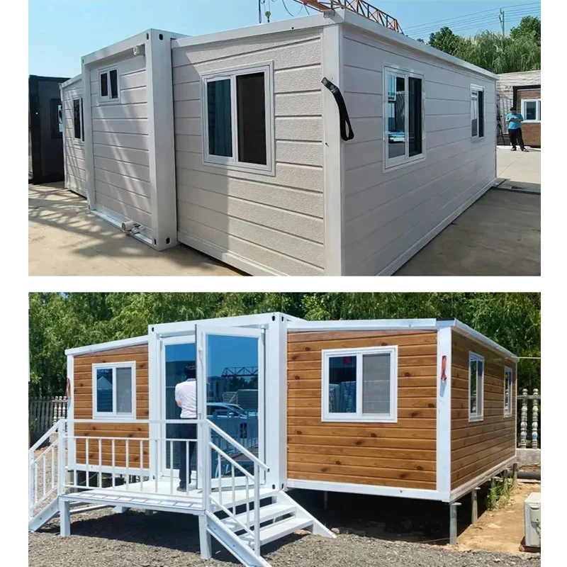 20ft 40ft Modular Prefab Steel Mobile Cabin Expandable Container House Folding Container House