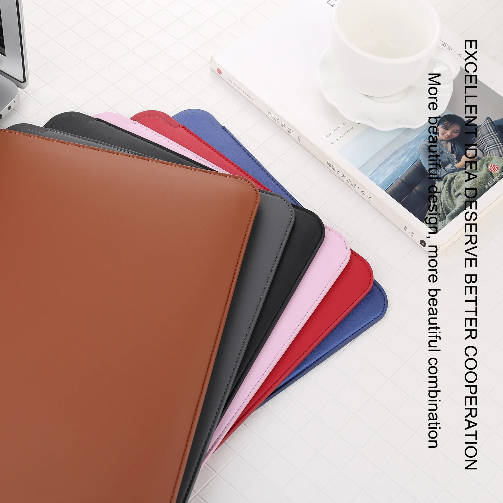 
Waterproof Premium PU Leather Sleeve Cover Cases for MacBook Air 13 inch (2017 version) 