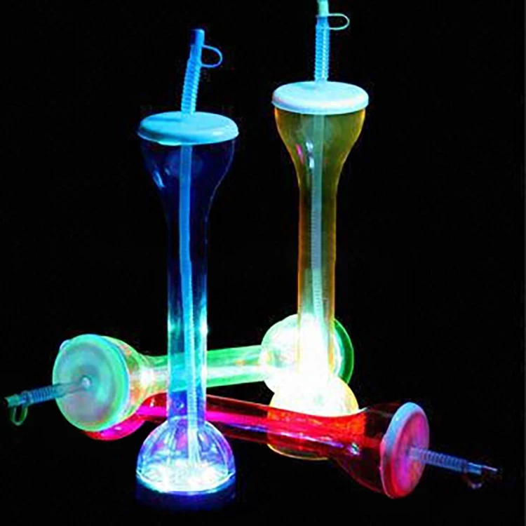 Блестящие чашки объемом 680 мл чашка для сока питья пива праздничная пластиковая двора со светодиодной основой тематического парка