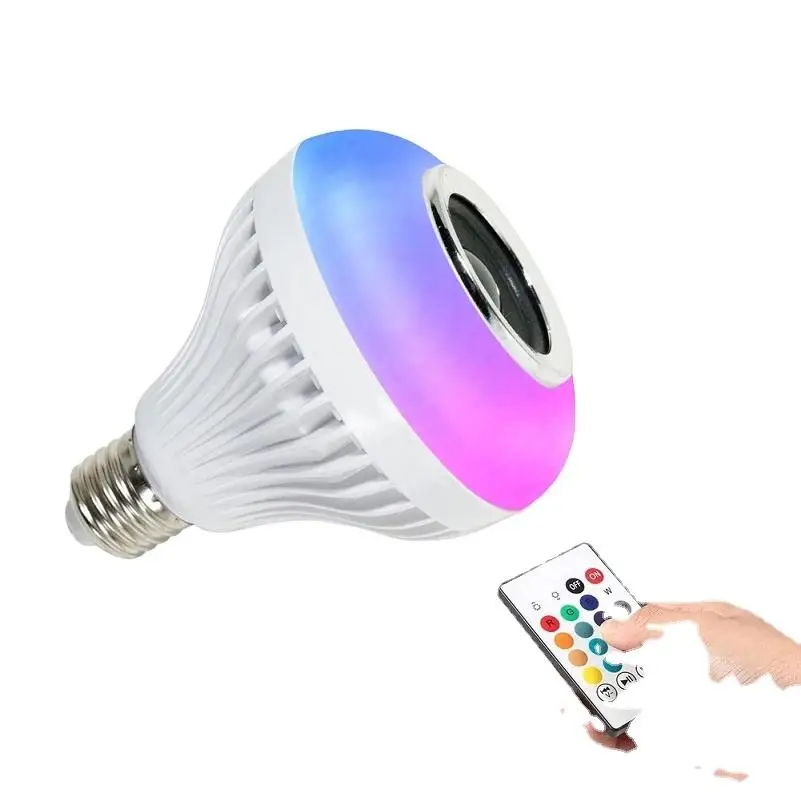 LED Smart Wifi Dimmable Light Bulb Household Atmosphere Light RGB Colorful Remote Control Music Light