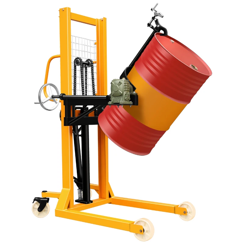 Oil Drum Lifter Pallet Stacker Made In China Manual Oil Forklift Hydraulic Manual