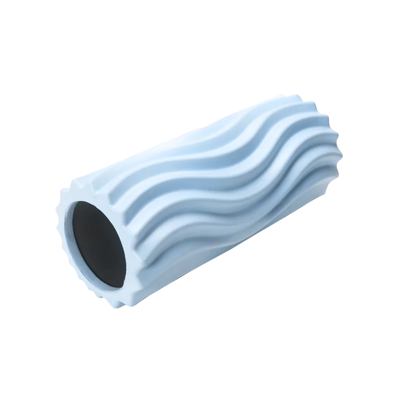 2022 new stretch roller foam yoga column foam roller waves textured foam roller