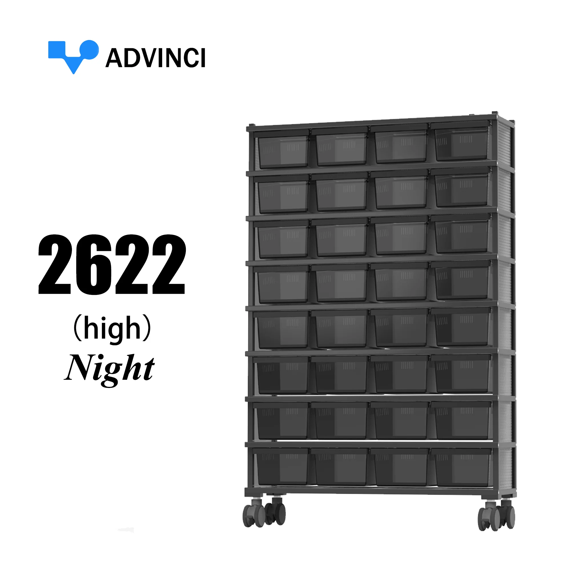 ADVINCI Night 2622(high) Aluminum Alloy  reptile rack system Reptile Enclosure gecko lizard snake breeding house