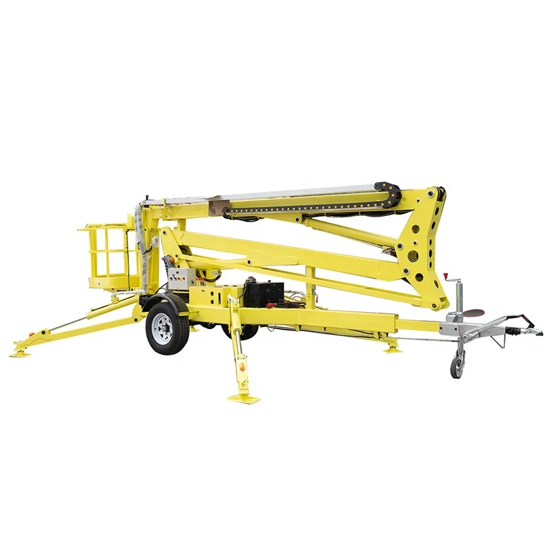 China 16m 18m 20m 22m 24m spider manlifter telescoping towable Self Propelled Articulated Spider Boom Lift Aerial Work Platform