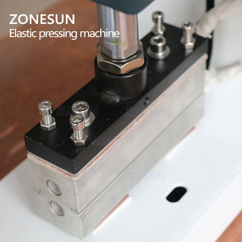 ZONESUN ZY-819G  High Frequency Semi Automatic Shoelace Hot Stamping Creasing Leather Embossing Machine Heat Press Machine