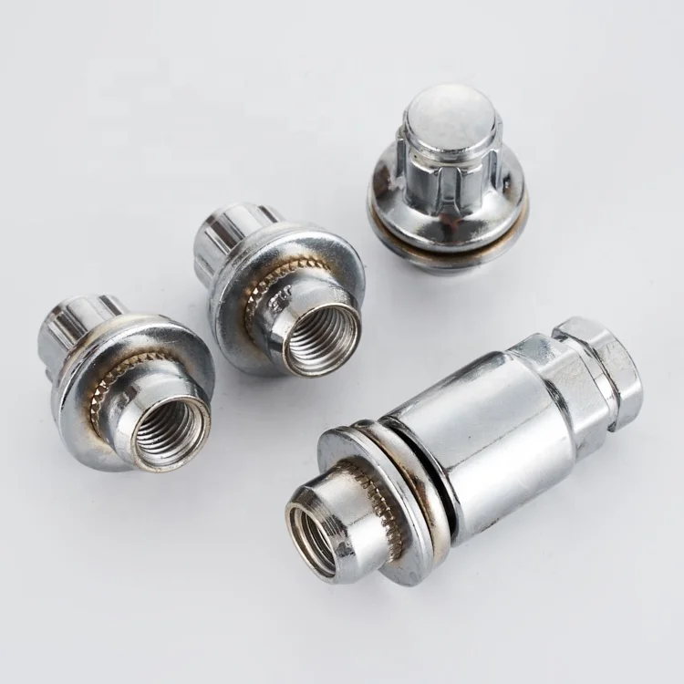 
 Custom wholesale silvery tube head steel anti theft nut tires screw disassemble key tool  