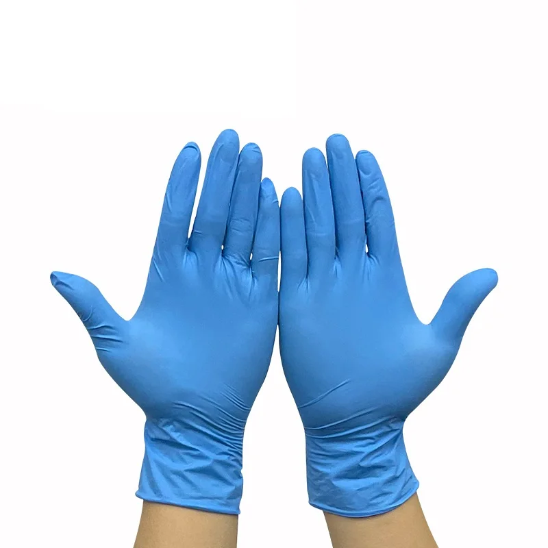 Disposable food grade service protective Household washing cleaning exam examination powder free Nitrile Nitrilegloves