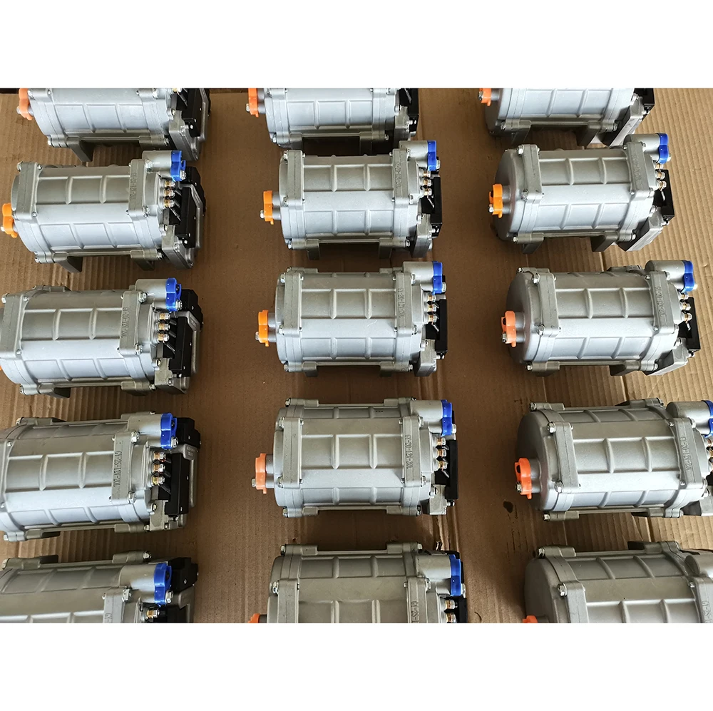 Electrical car AC Air conditioner using ev scroll compressor