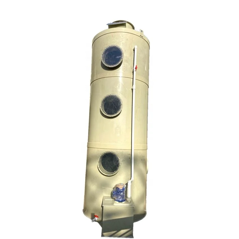 Acid Gas Filtration Gas Scrubbing Spray Tower /gas Disposal Equipment