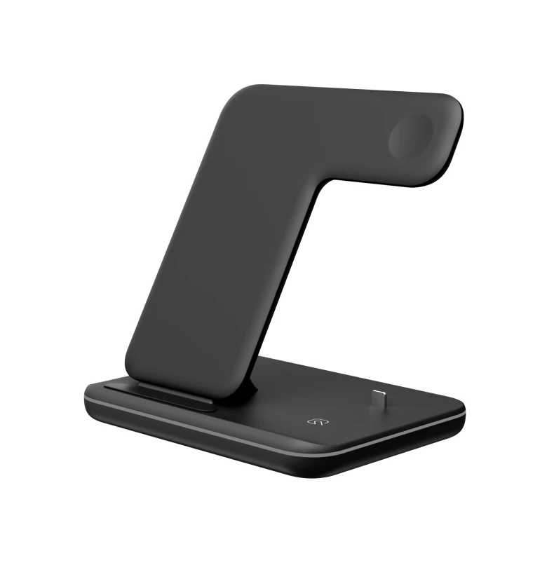 3 в 1 Быстрое беспроводное зарядное устройство для samsung S9 S8 iPhone 11 XR Беспроводная Подставка для зарядки часов