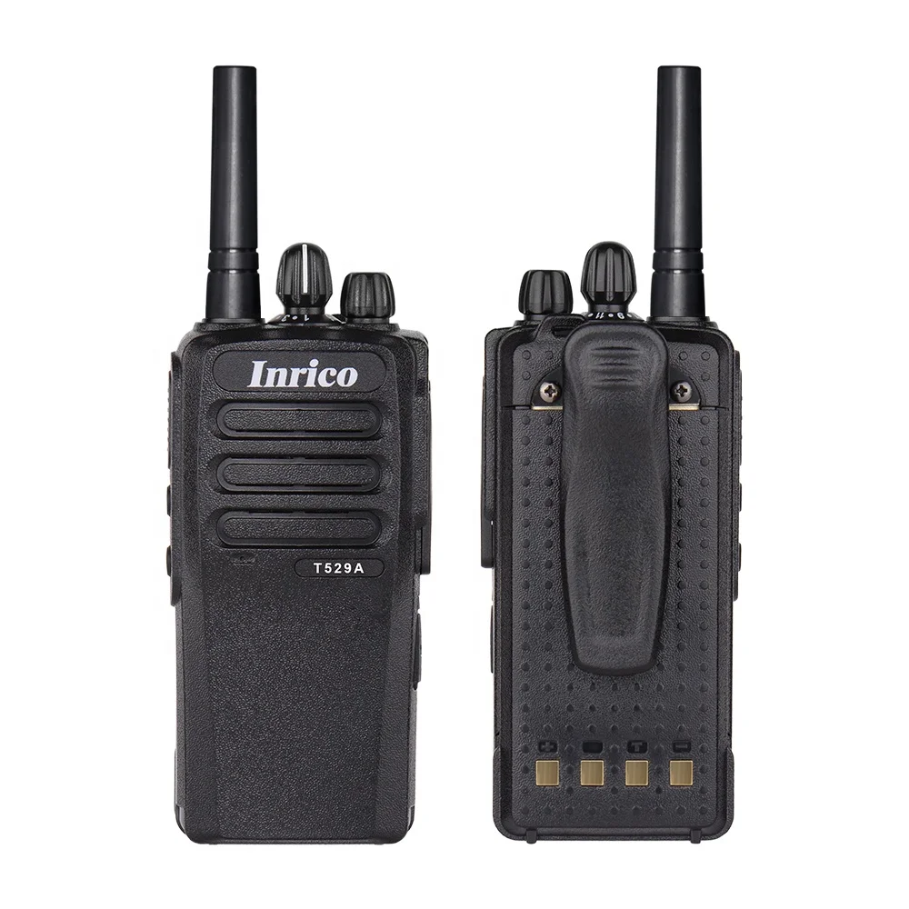 Inrico T529A 4G LTE 4000mAh battery walkie talkie and single Micro SIM card radio