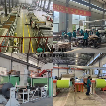 Youngbo self adhesive  spc flooring tile pvc floor precio del piso de baldosas  tile floor price