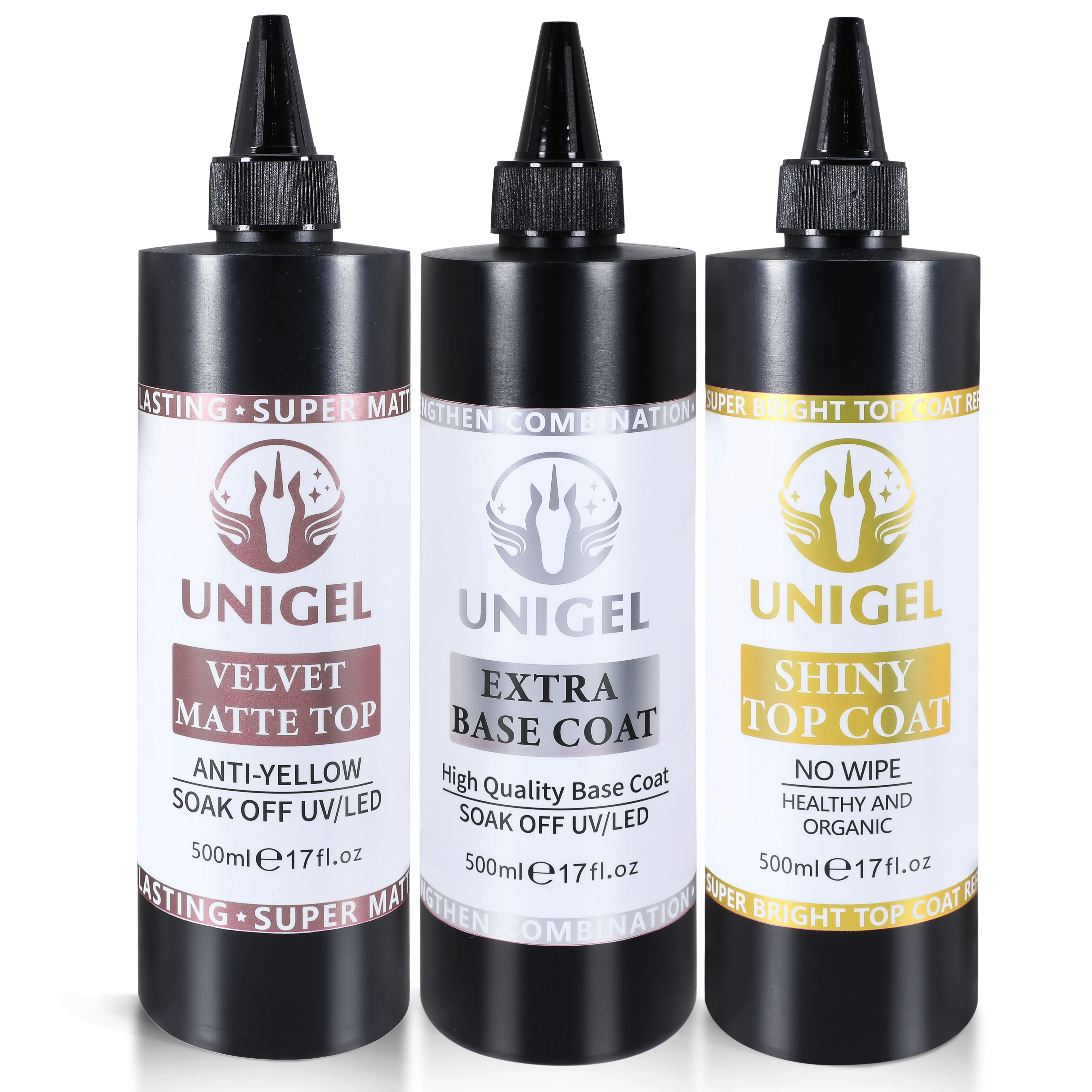 Unigel пополнения чернил 250 мл гель лаки для ногтей, лак для ногтей, устойчивый к пятнам Гель-лак супер блеск УФ гель маска для верхнего и базового покрытия матовый топ
