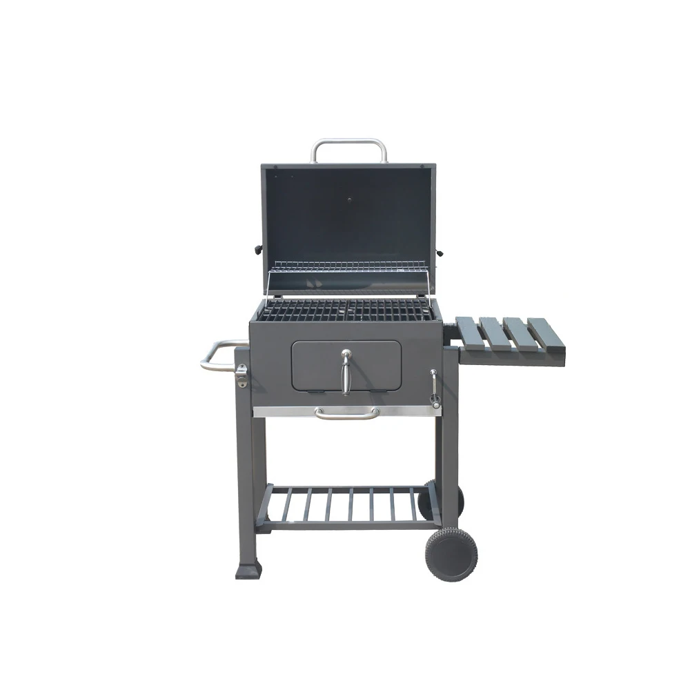 Outdoor Carbon Steel Bbq Grill Meat Smoker Bbq Grill Square Smoke Oven