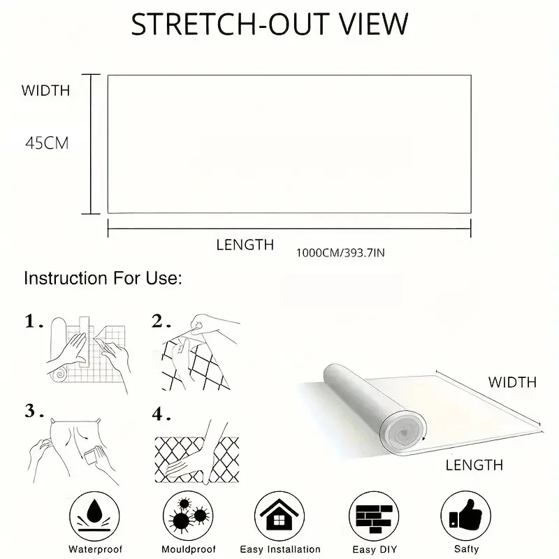 Floral Wallpaper Peel And Stick Vinyl Wall Paper Sticker Self-Adhesive Wallpaper Roll for Home Furniture Decorative