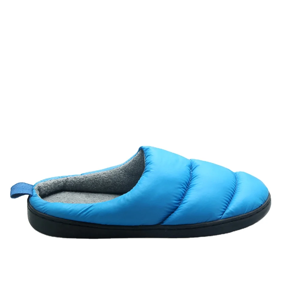 Trendy Soft Fleece House Warm Quilted Down Mens Indoor Warm slippers