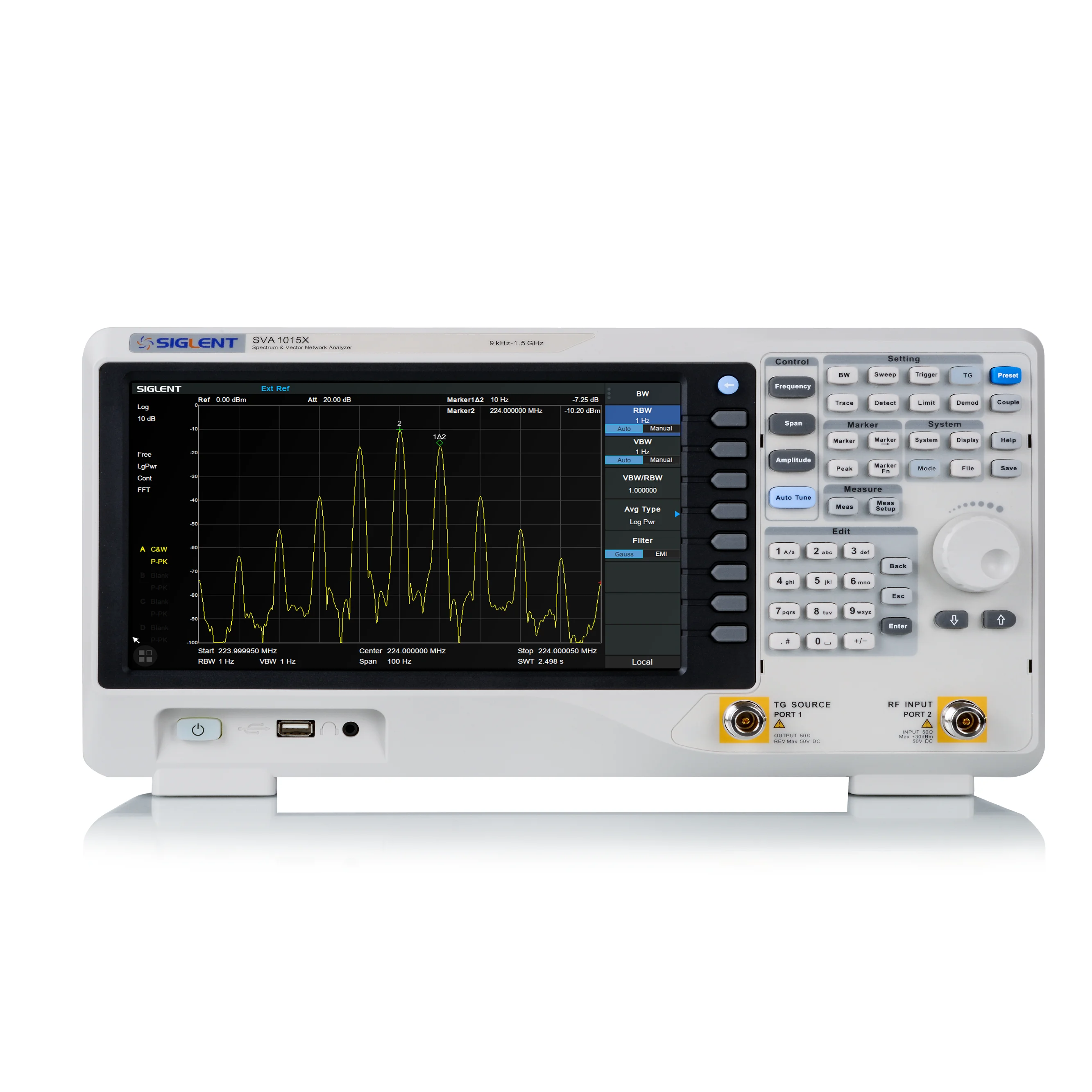 Siglent SVA1015X  Spectrum & Vector Network Analyzers Frequency Range from 9 kHz to 1.5 GHz