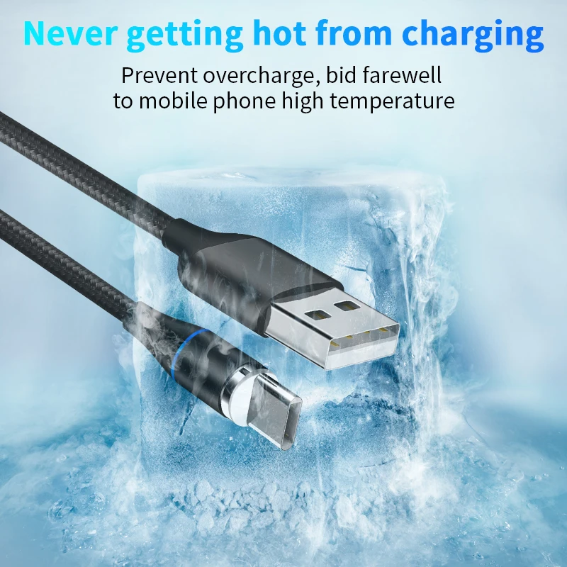 
Free-shipping wholesale magnetic charger micro 3 in 1 usb data cable for iphone cable 