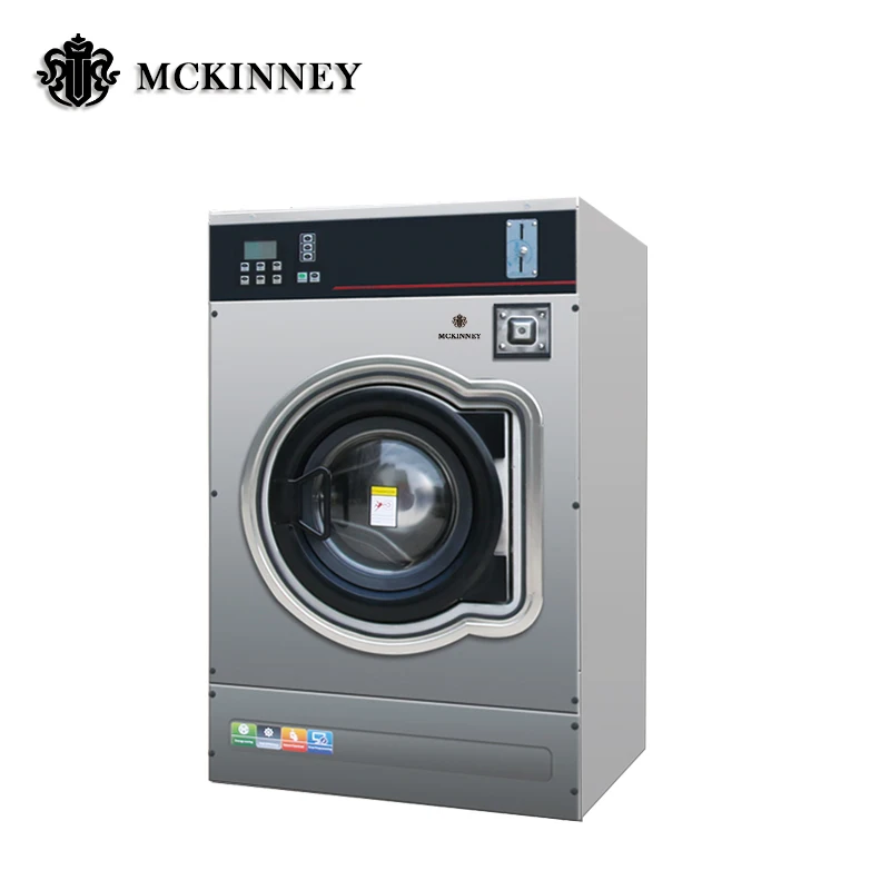 Factory hot sale coin vending laundry 9kg washing machine comb with price