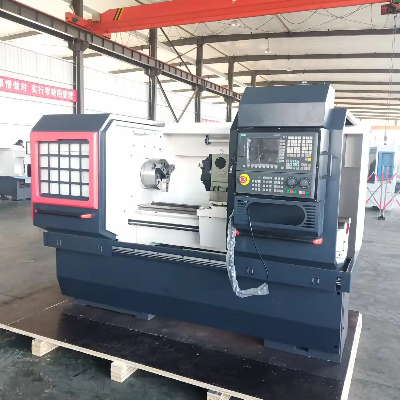 cnc lathe machine CK6140 for automatic drum and disc brake manufacturing