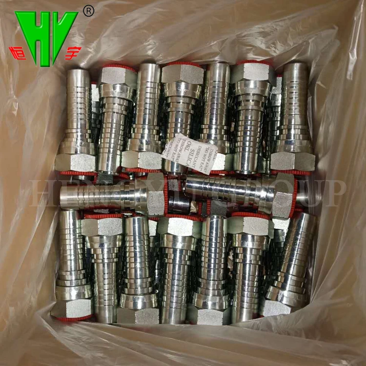 Hydraulic hose end parts BSP thread female 60 cone degree steel hydraulic fittings