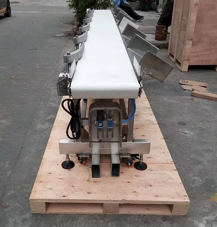 Automatic chicken slaughterhouse chicken weighting and grading machine