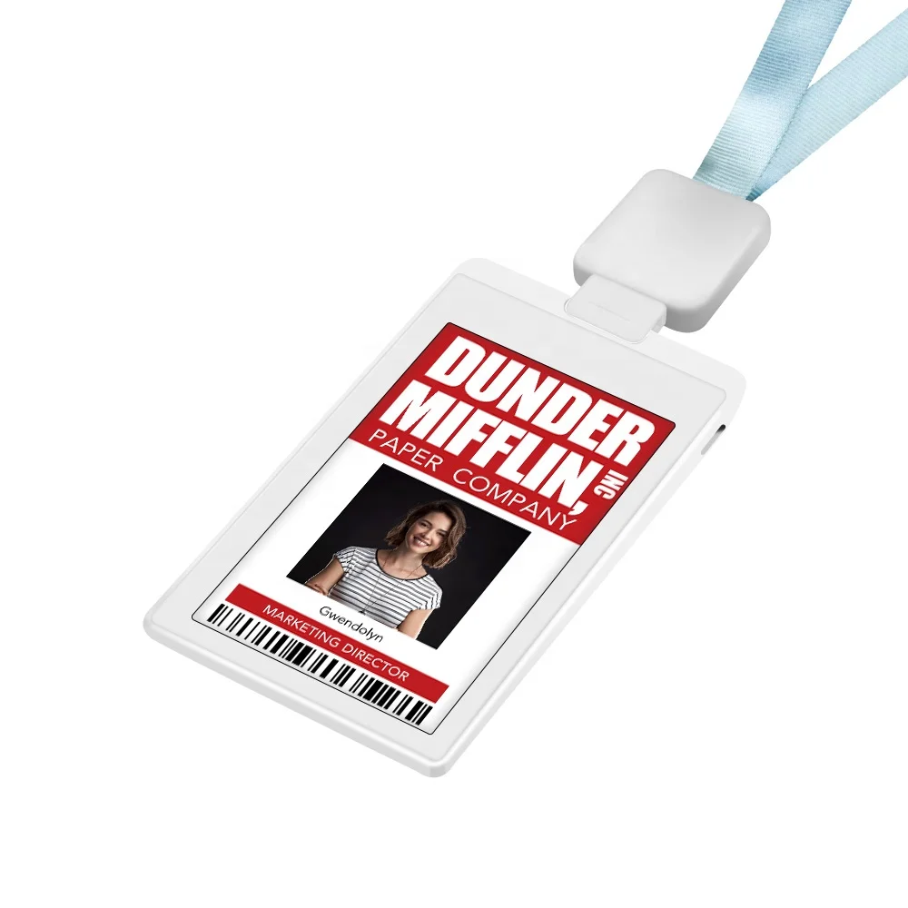 YalaTech Eink Name Badge 3.7 inch NFC Credit Card Type-C FOR Personnel Badge Office Memember