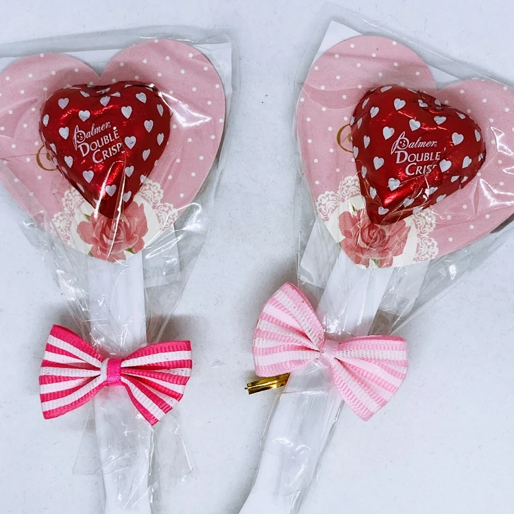 HEART BIT CHOCOLATE LOLLIPOP STICK CHOCO