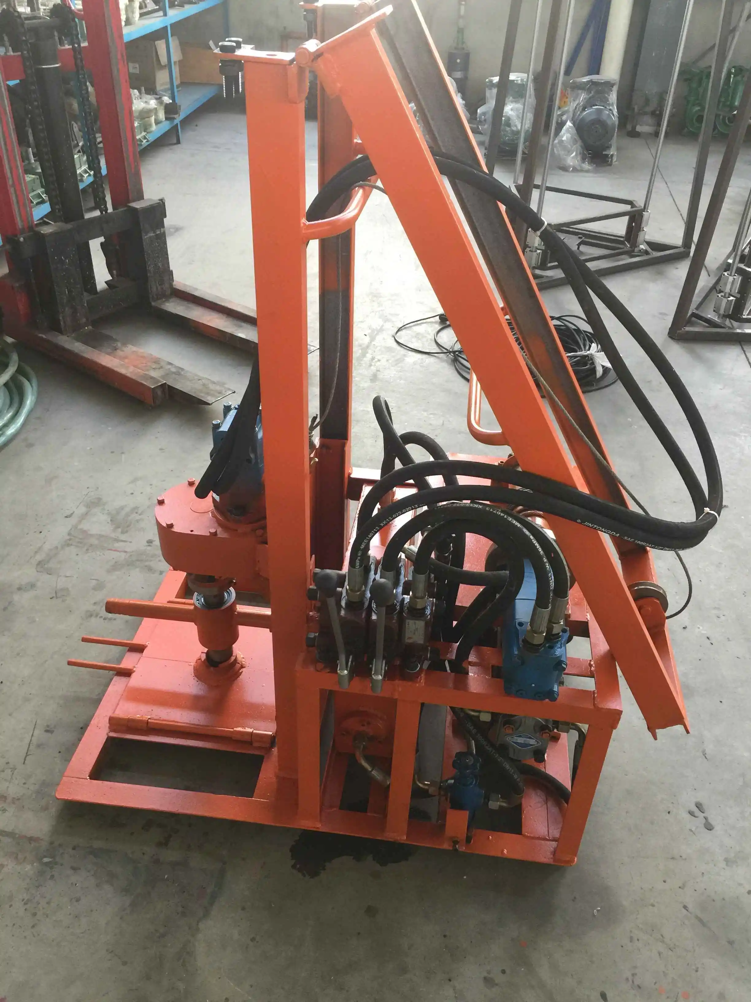120m Deep Portable Diesel Hydraulic Water Well Borehole Drilling Machine