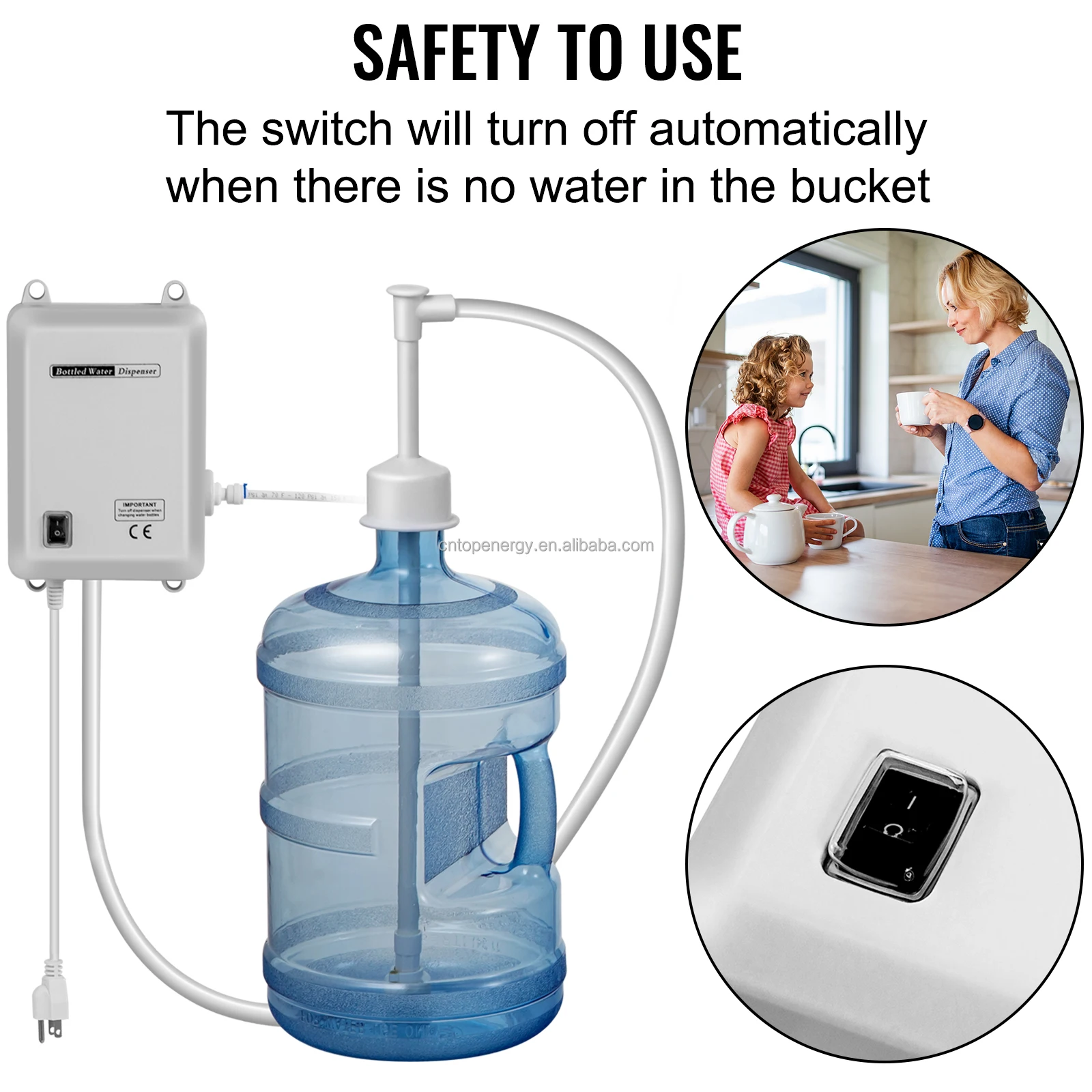 BW5020 Dual Inlet Bottled Water Dispensing System 115V flojet