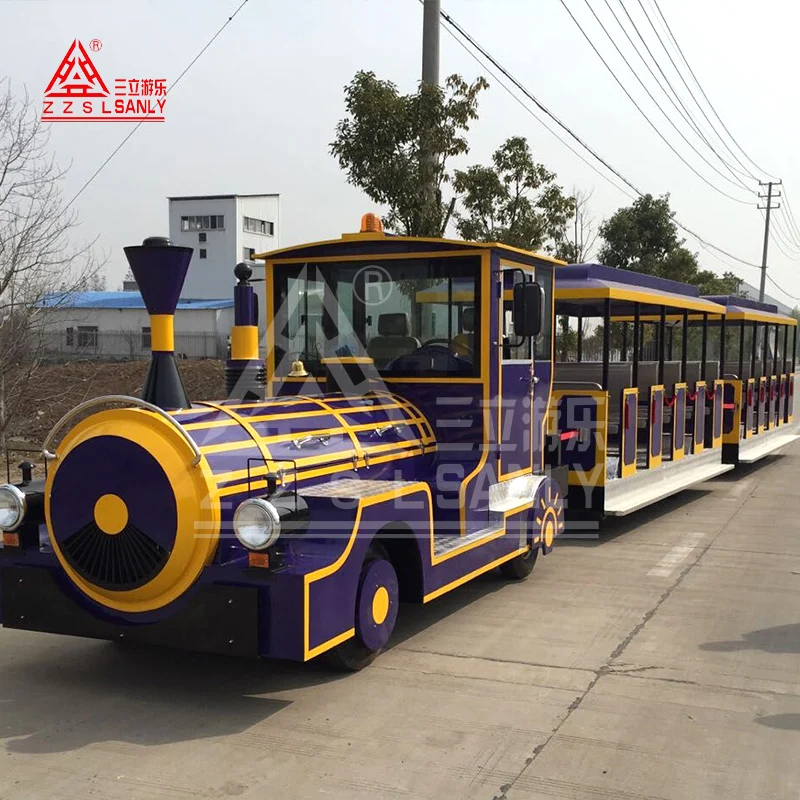 Affordable Customized 42 Seats Diesel Electric Trackless Train For Sale