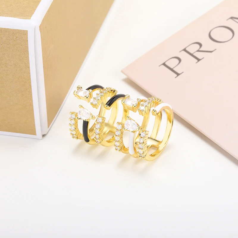 Женское Винтажное кольцо миди в богемном стиле, Серебряное золото