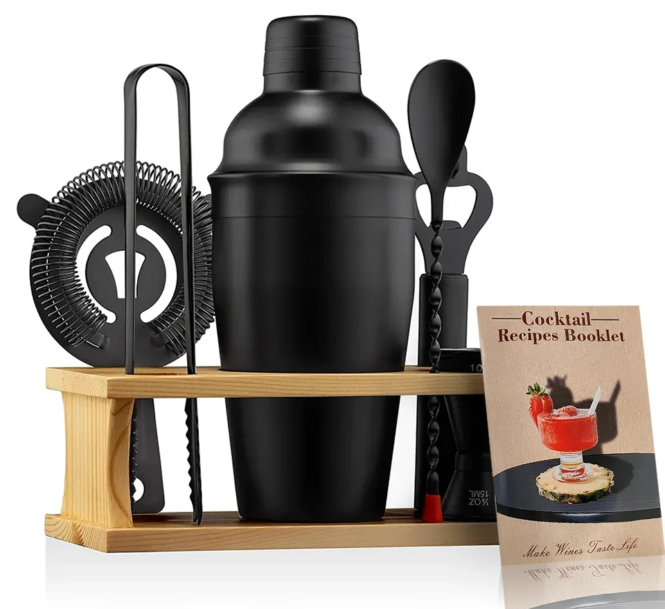 Beeman stainless steel cocktail shaker bar set lenox cocktail party bar tool set wine shaker 500ml