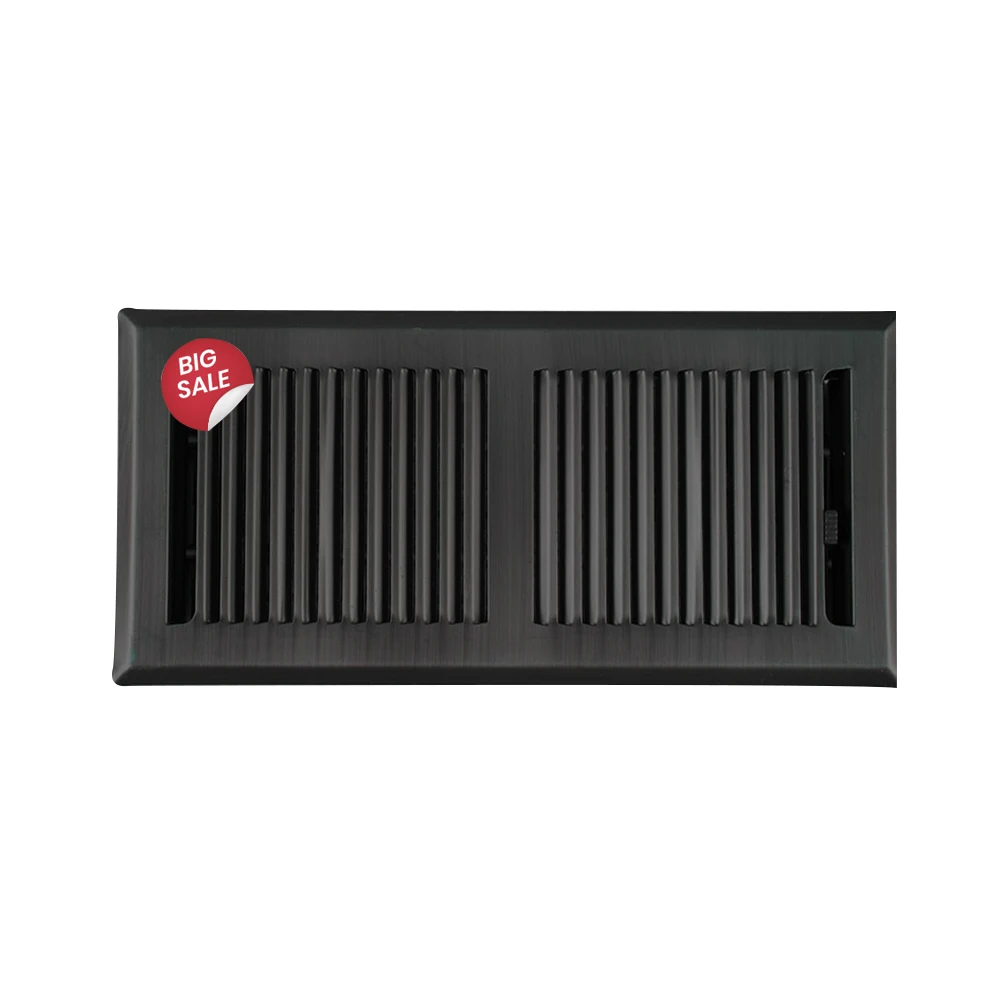 Lakeso HVAC 4*12 напольный регистр оцинкованная стальная решетка для пола металлический