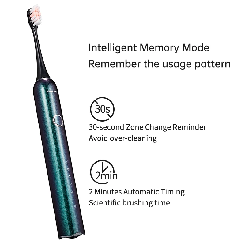 Высококачественная электрическая зубная щетка с низким уровнем шума 60 дБ в течение 200 дней