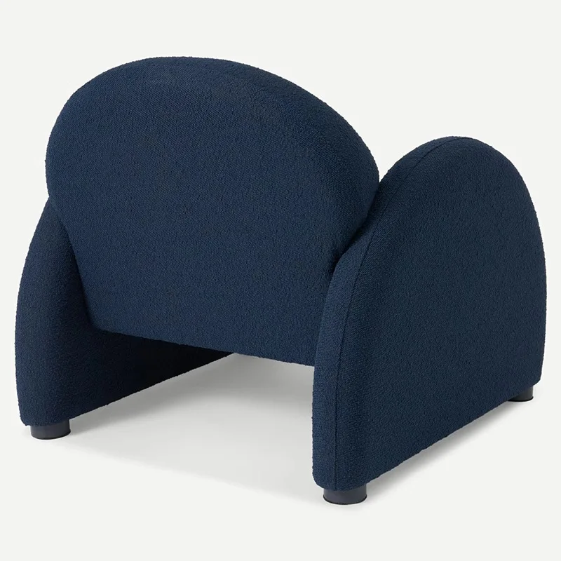 Modern Design Leisure Sofa Swivel Chair European Shaped Solid Wood Sofa Furniture Living Room Hotel Bedroom