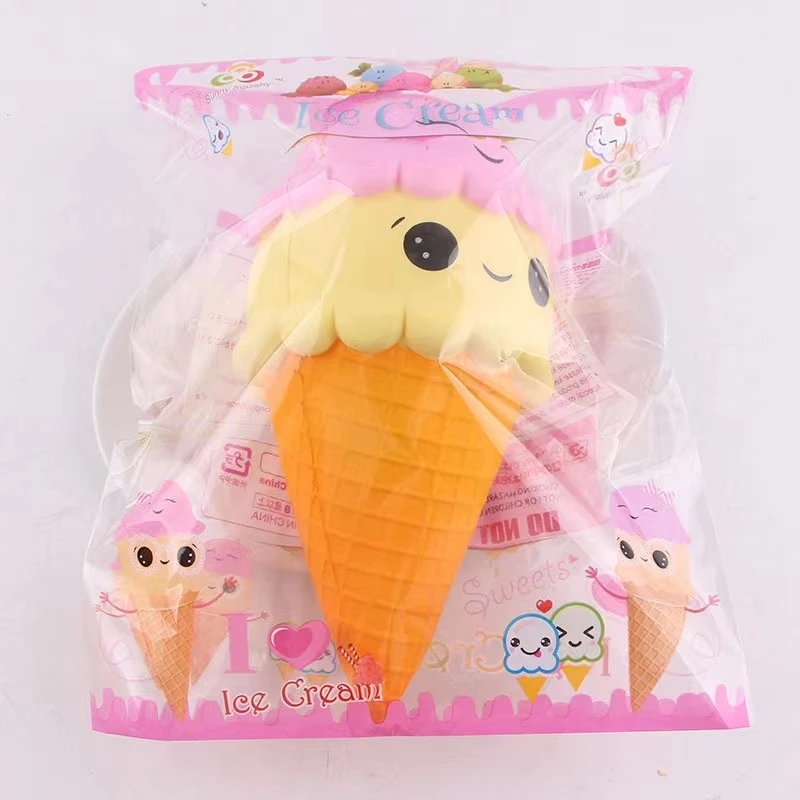 Custom Slow Rising Squishy Toys Ice Cream Anti Stress Squishy Toys For Kids & Adults