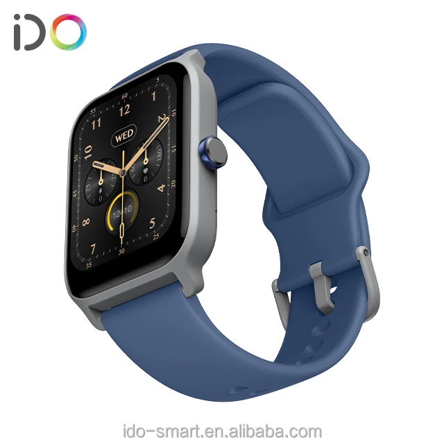 Fashion Smart Watch with Activity Tracker Function iOS Android Operation Walk Hand Wash Drink Water Low Blood Oxygen Reminders