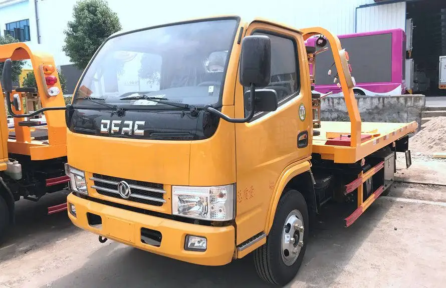 
ISUZU engine flatbed wrecker tow wreck truck for sale 
