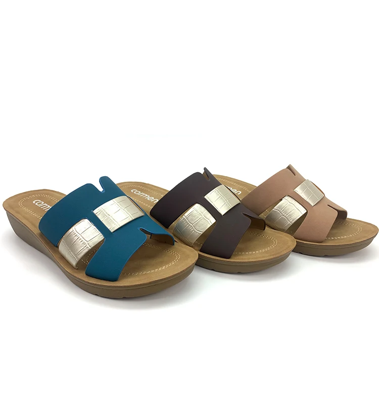 Thick soled Slipper Women New collections anti slip wear-resistant Comfort Sandals Daily Wear Outdoor beach dress flat sandals